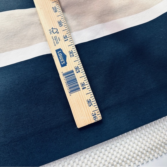 Hobbs London Colorblock Striped Sleeveless Cotton Summer Dress - Yellow / Black - Picture 5 of 8